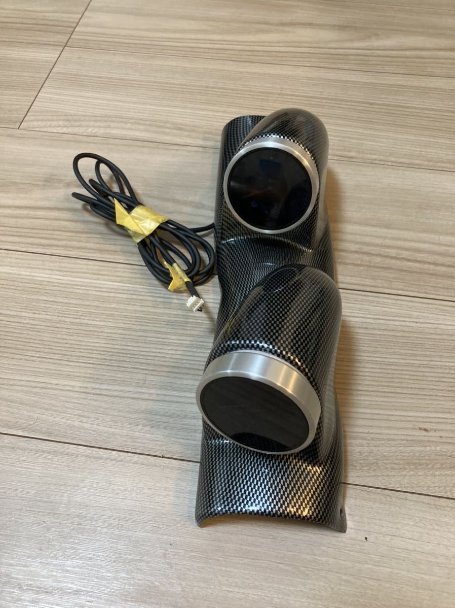 デフィ　ブースト計、水温計のホワイトメーター2個セット。シルビア、チェイサー、スカイライン、ローレル、マークⅡ、クレスタ、等に_1