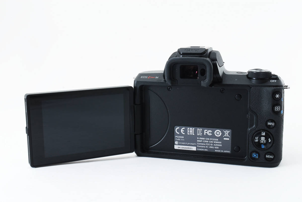 ☆美品☆ Canon キャノン EOS Kiss M EF-M 15-45mm IS STM レンズ 