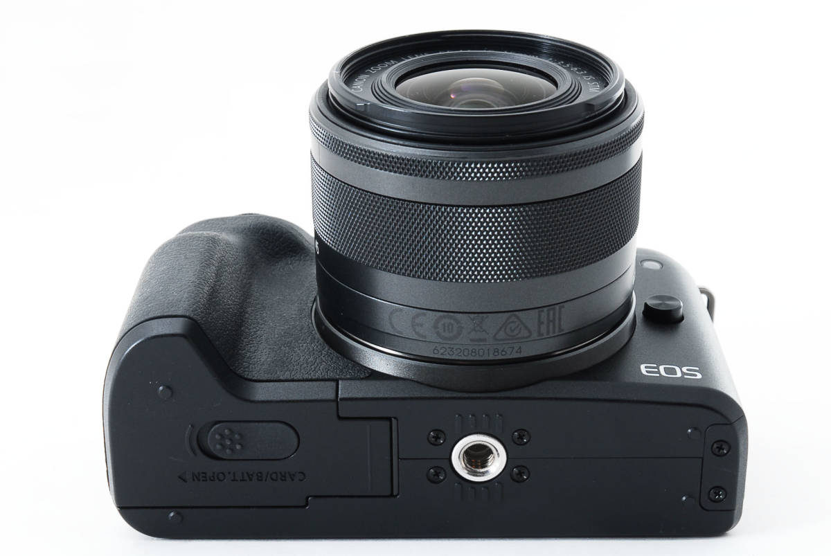 ☆美品☆ Canon キャノン EOS Kiss M EF-M 15-45mm IS STM レンズ 