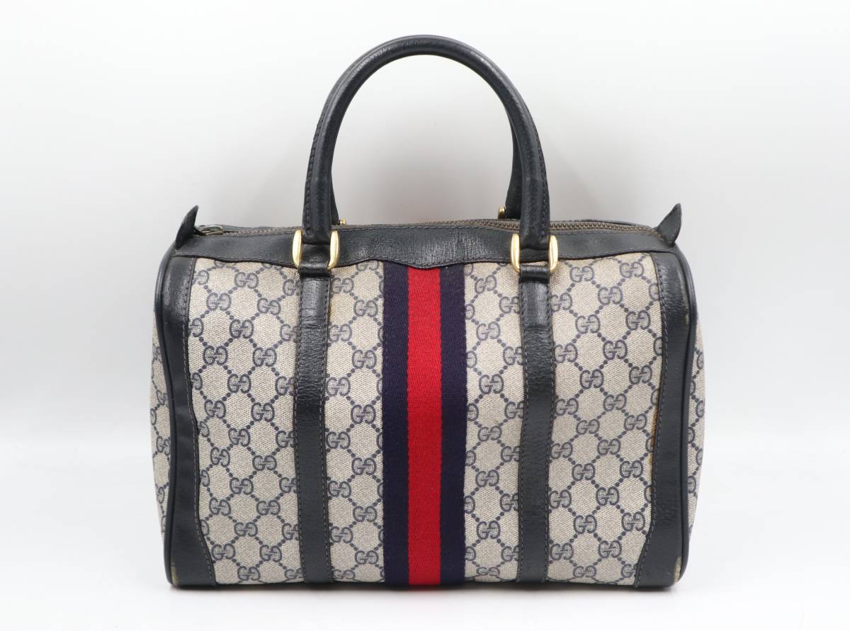  GUCCI グッチ ハンドバッグ ボストンバッグ オールドグッチ シェリーライン ヴィンテージ ブランド レディース カバン GG(オールドグッチ)｜売買されたオークション情報、yahooの商品情報をア かばん、バッグ