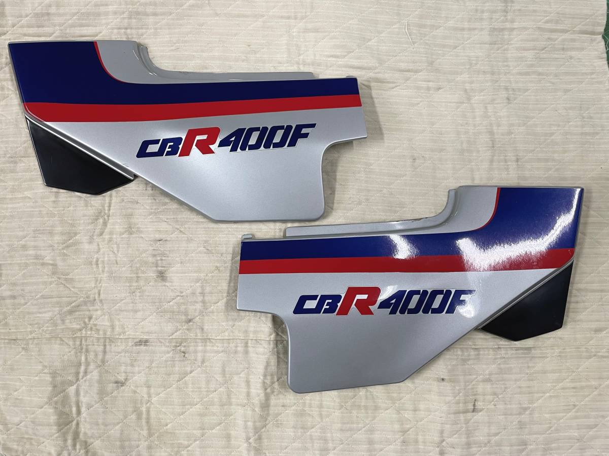 CBR400F エンデュランス オリジナル NC17 サイドカバー 左右セット《D