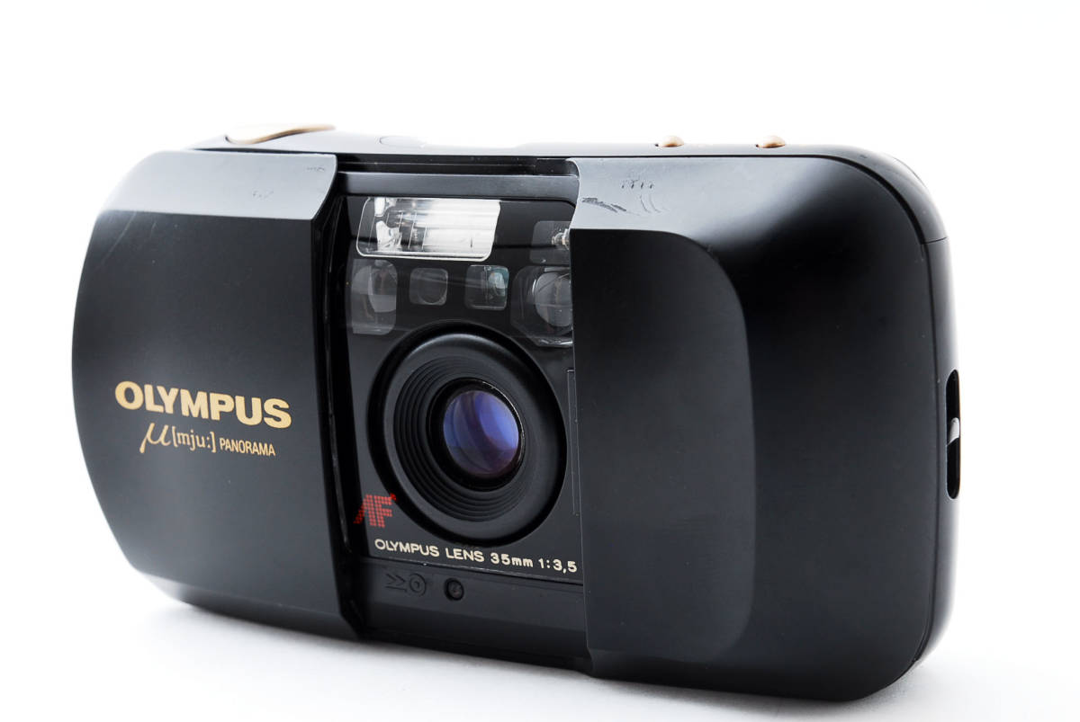 OLYMPUS μ（ミュー） PANORAMA フィルムカメラ Olympus µ Mju