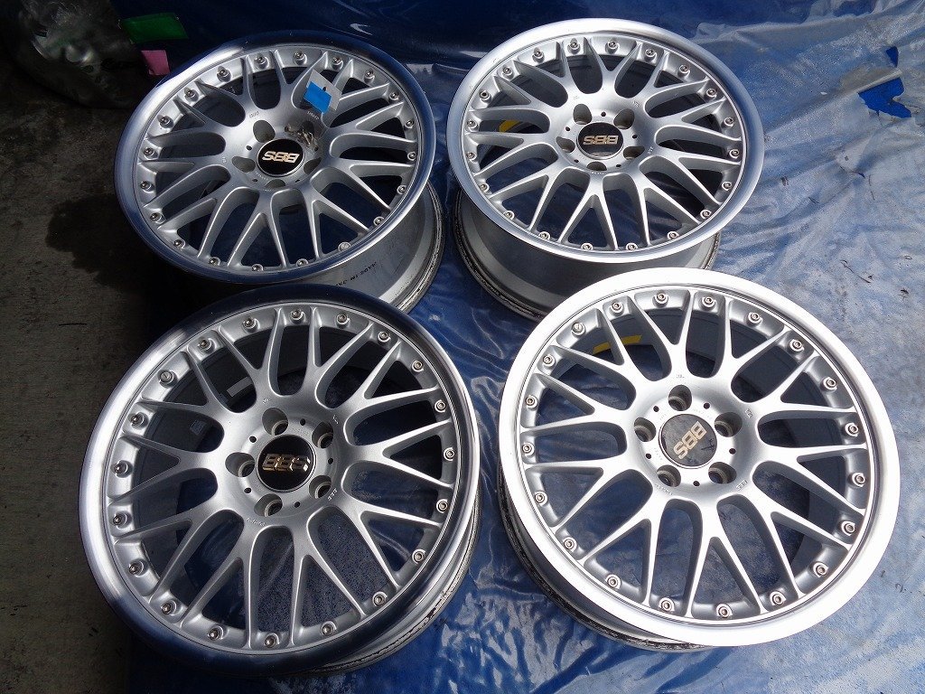 送料込み】☆ BBS RS ☆ FORGED ☆ (F) 8J/+40 (R) 9J/+45 PCD 114.3