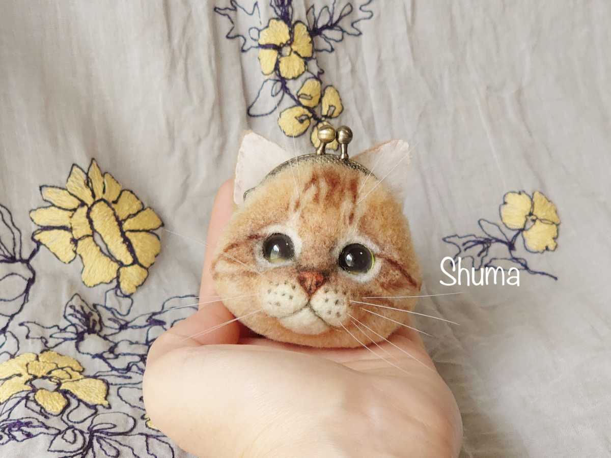 ハンドメイド *白とこげ茶の猫さん 【公式通販】