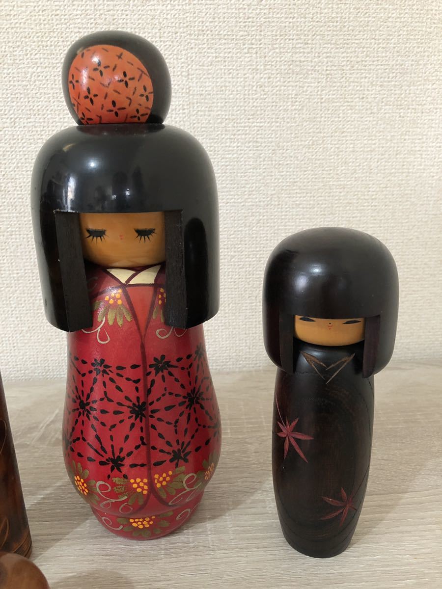 創作こけし　6体セット　藤川正衛　宮下はじめ　かずを他　工芸品　置物　レトロ Yahoo!オークション - 宮下はじめ 創作こけし 工芸品 かずを他 藤川