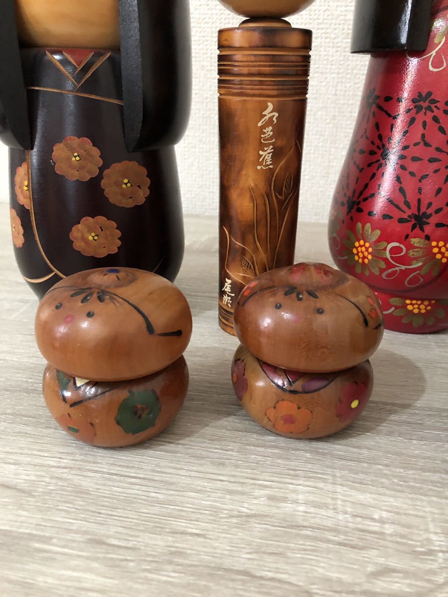 創作こけし　6体セット　藤川正衛　宮下はじめ　かずを他　工芸品　置物　レトロ Yahoo!オークション - 宮下はじめ 創作こけし 工芸品 かずを他 藤川