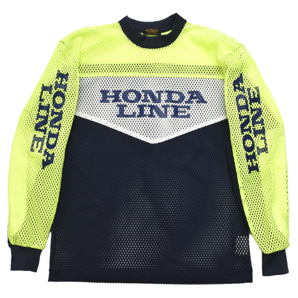 得価，正規品 80s ビンテージ ホンダライン HONDALINE モトクロス エルボーパッチ メッシュ ジャージ シャツ デサント製 size.L(シャツ)｜売買されたオークション情報、yahooの商品情報をアーカイブ公開 - オー シャツ