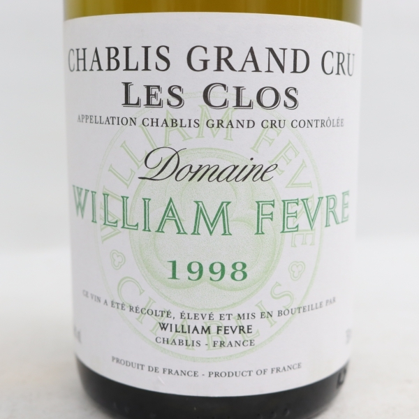 【もふ様】ウィリアム・フェーブル・シャブリ・グランクリュ・レ・クロ2013年 WILLIAM FEVRE（ウイリアム フェーヴル）シャブリ グランクリュ レ