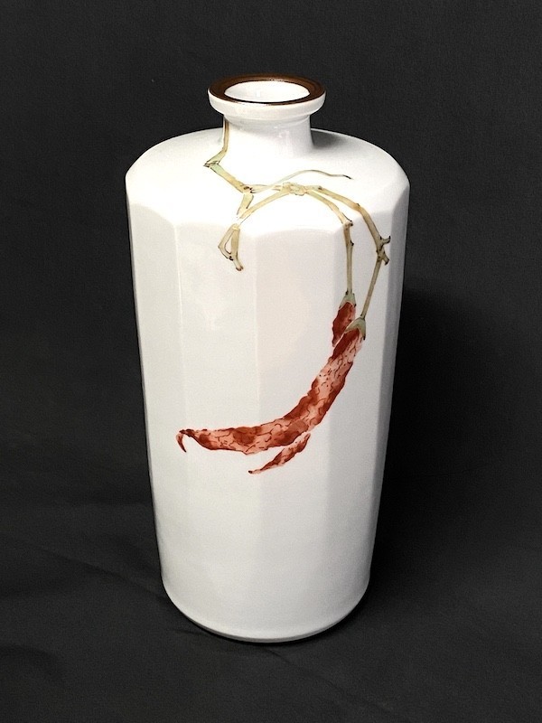 山田義明　九谷焼　花瓶　一輪挿し 山田義明 九谷焼 花瓶 一輪挿し 【公式通販】