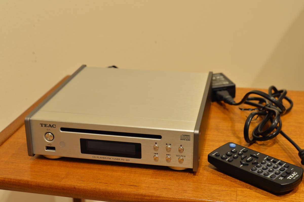TEAC PD-301-X ティアック CDプレーヤー⁄FMチューナー CD - ブラック 
