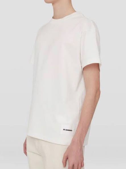 【人気セール，送料無料】 早い者勝ち 確実本物JIL SANDER+ ジルサンダープラス 22SSロゴラベルTシャツXLホワイト(半袖Tシャツ)｜売買されたオークション情報、yahooの商品情報をアーカイブ公開 - オークファン 男性用