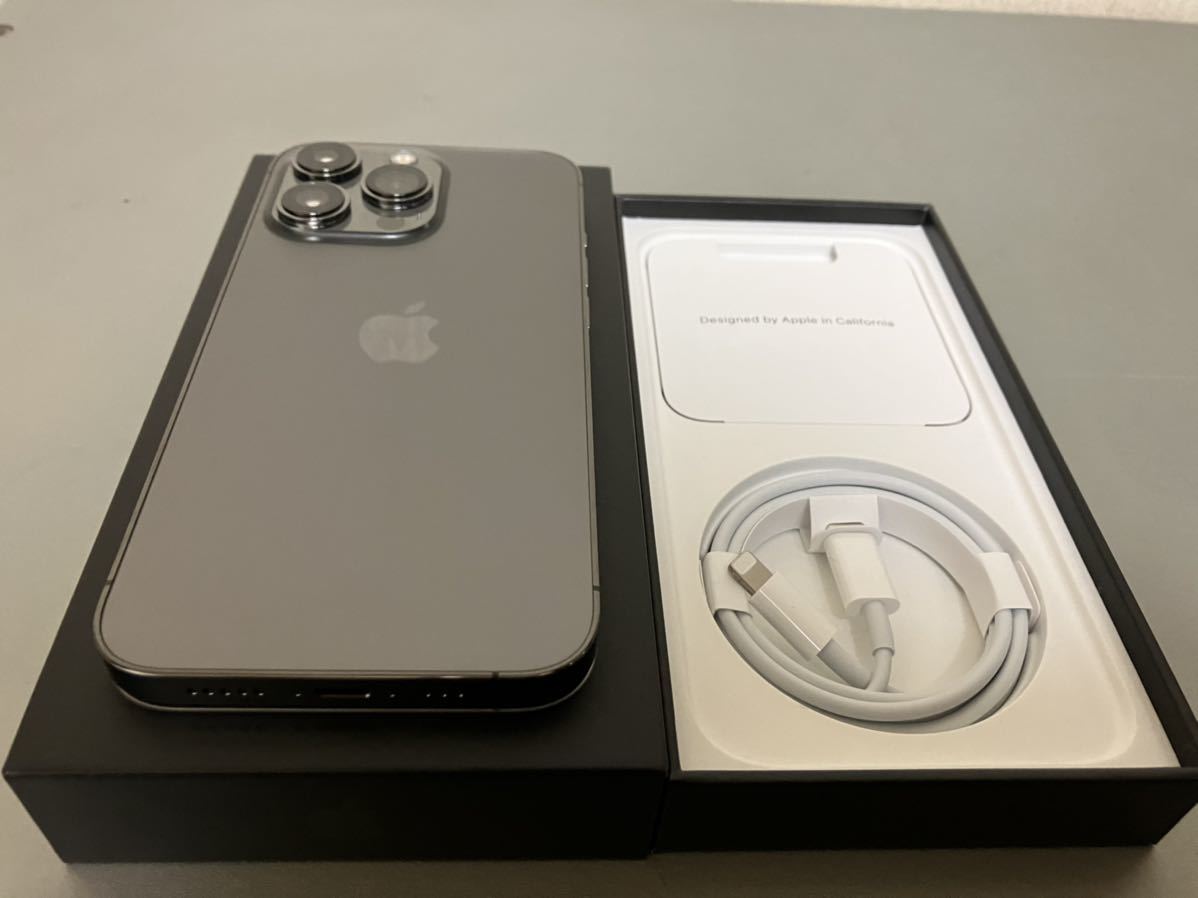 美品】SIMフリー iPhone 13 Pro 128GB グラファイト iPhone 0 美品】SIMフリー iPhone 13 Pro 128GB グラファイト iPhone 0