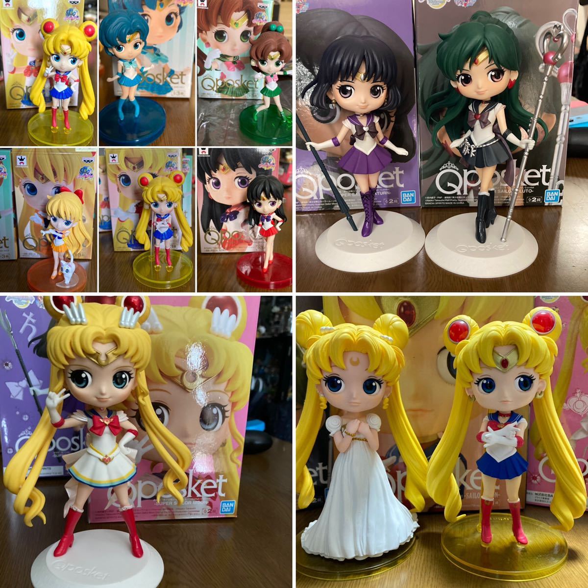 Q posket petit 美少女戦士セーラームーン Qposket セーラームーン Qposket petit セーラームーンの11体セット