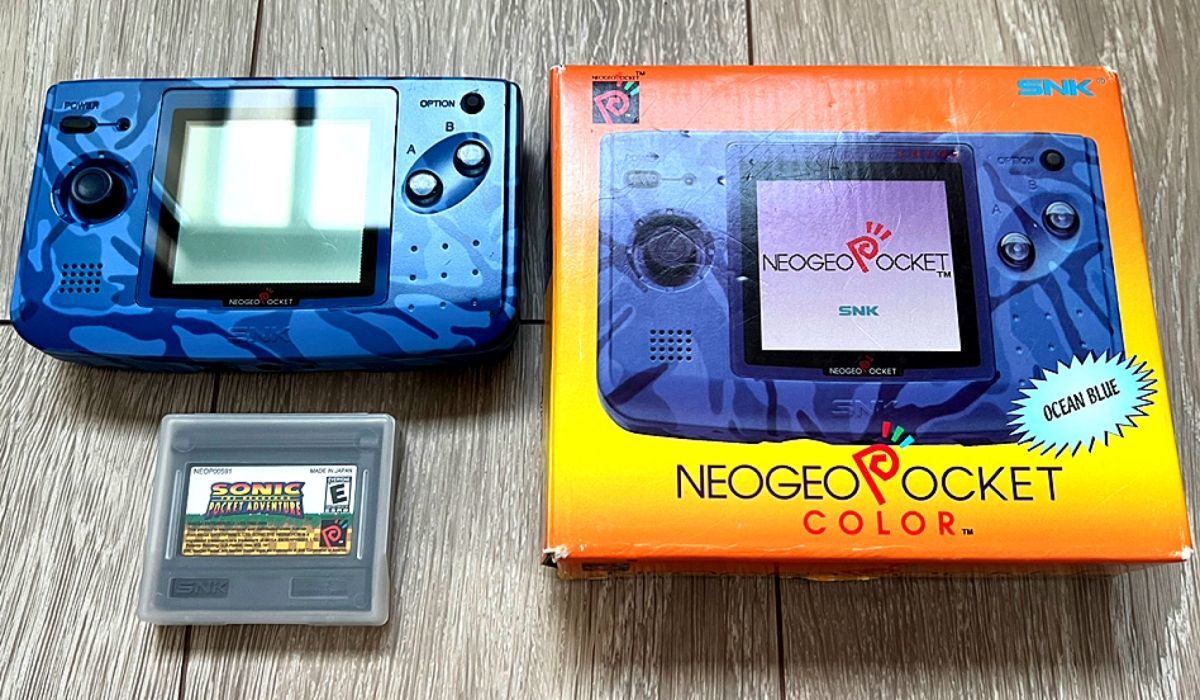 海外版 正規品 箱付属 NGP NEO GEO POCKET COLOR OCEAN BLUE 本体 