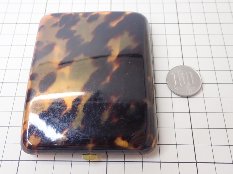 鼈甲　べっこうたばこ入れ 煙草入れ シガレットケース - 鼈甲 べっこう べっ甲 タバコ入れ 昭和