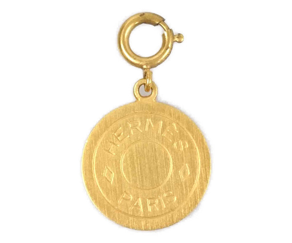 HERMES エルメス セリエ ペンダントトップ ゴールド GP ゴールド 