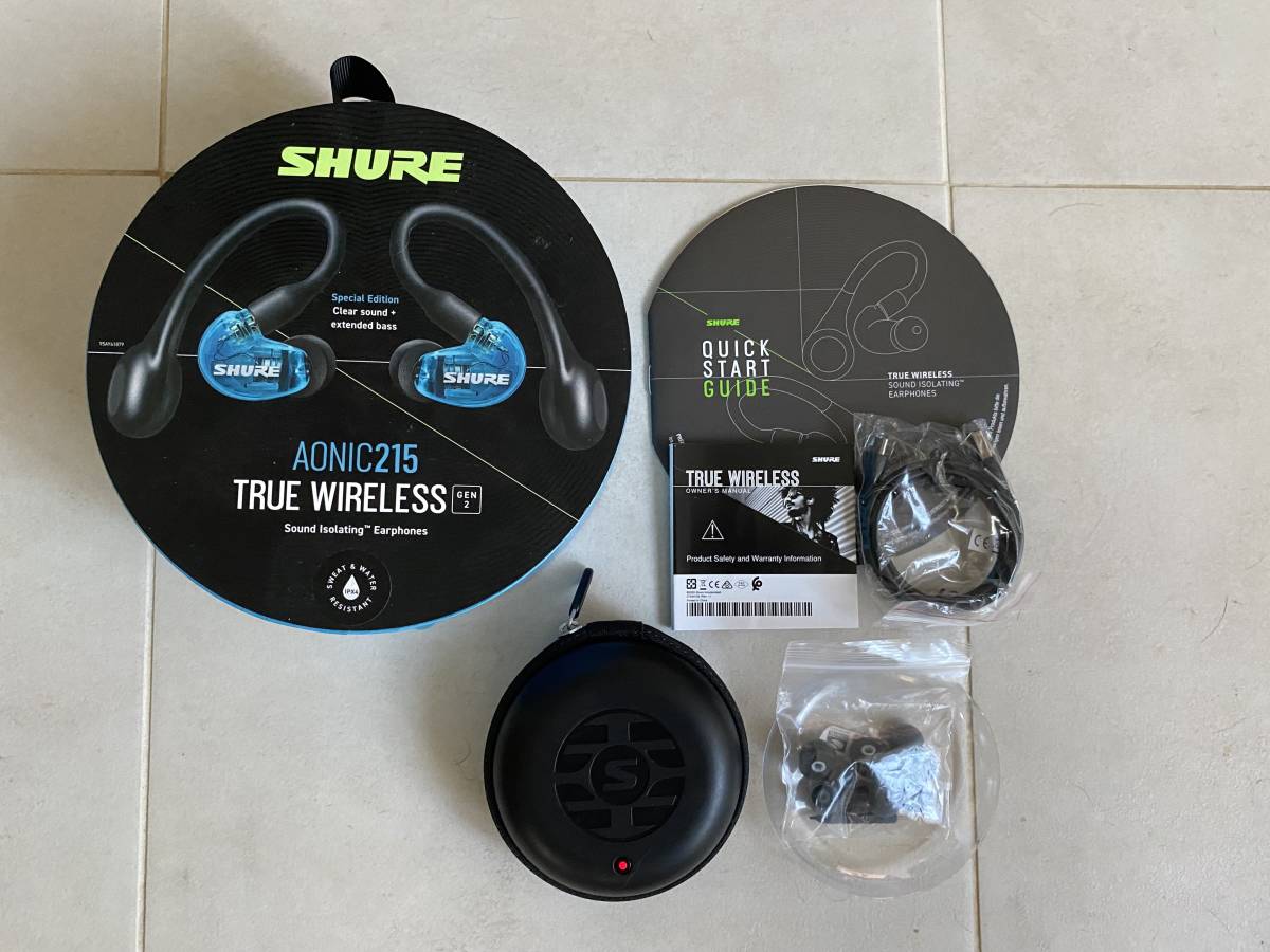 SHURE シュアー AONIC 215 Gen2 SE21DYBL+TW2-A トランス SHURE シュアー AONIC 215 Gen2 SE21DYBL+TW2-A トランス