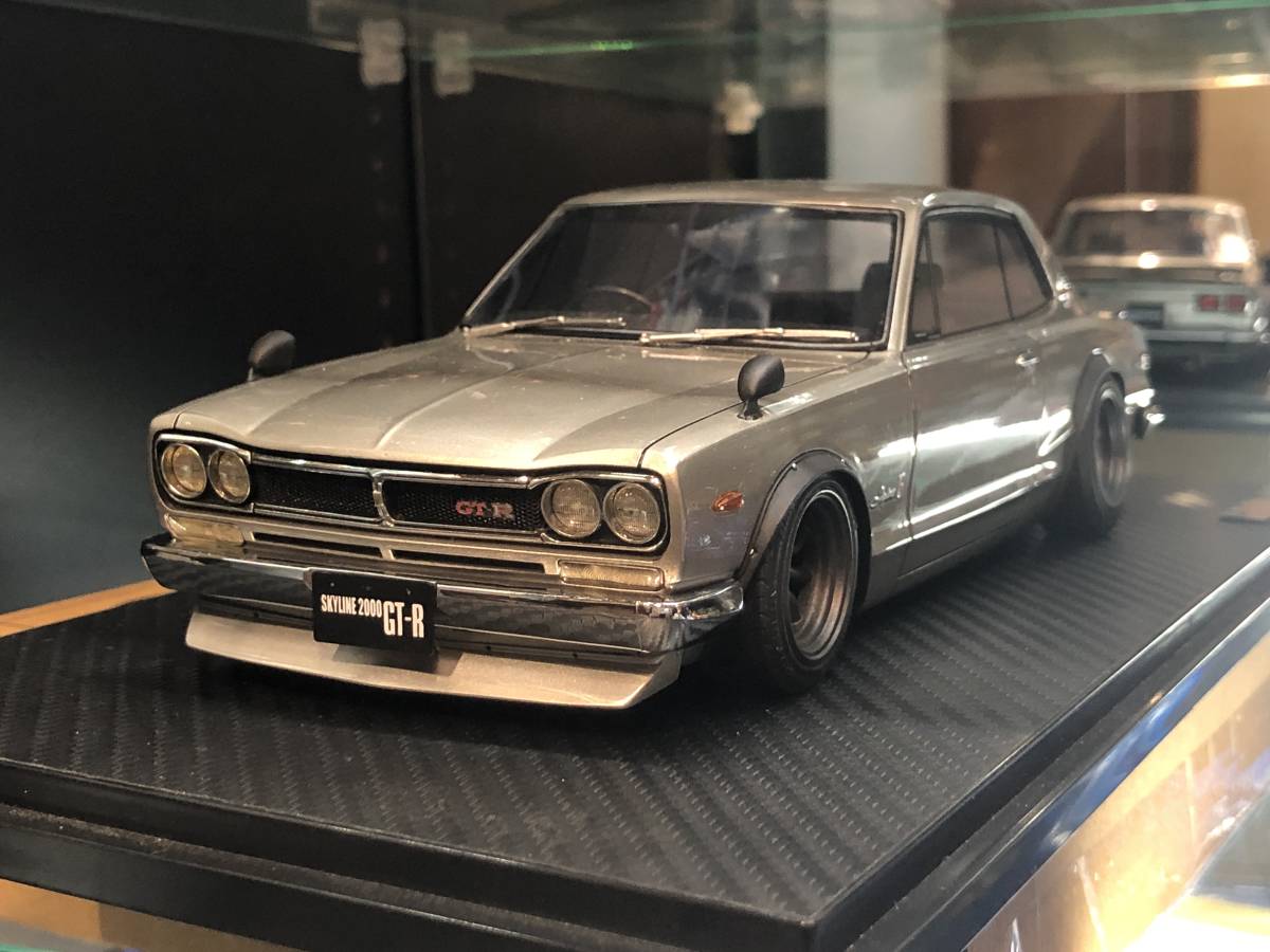 開封済み イグニッションモデル IG0040 1/18 ニッサン スカイライン 