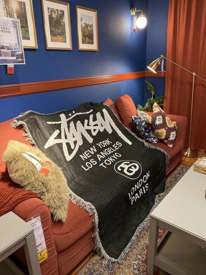 stussy クッションカバー ステューシー 横浜QSチャプト 周年記念限定