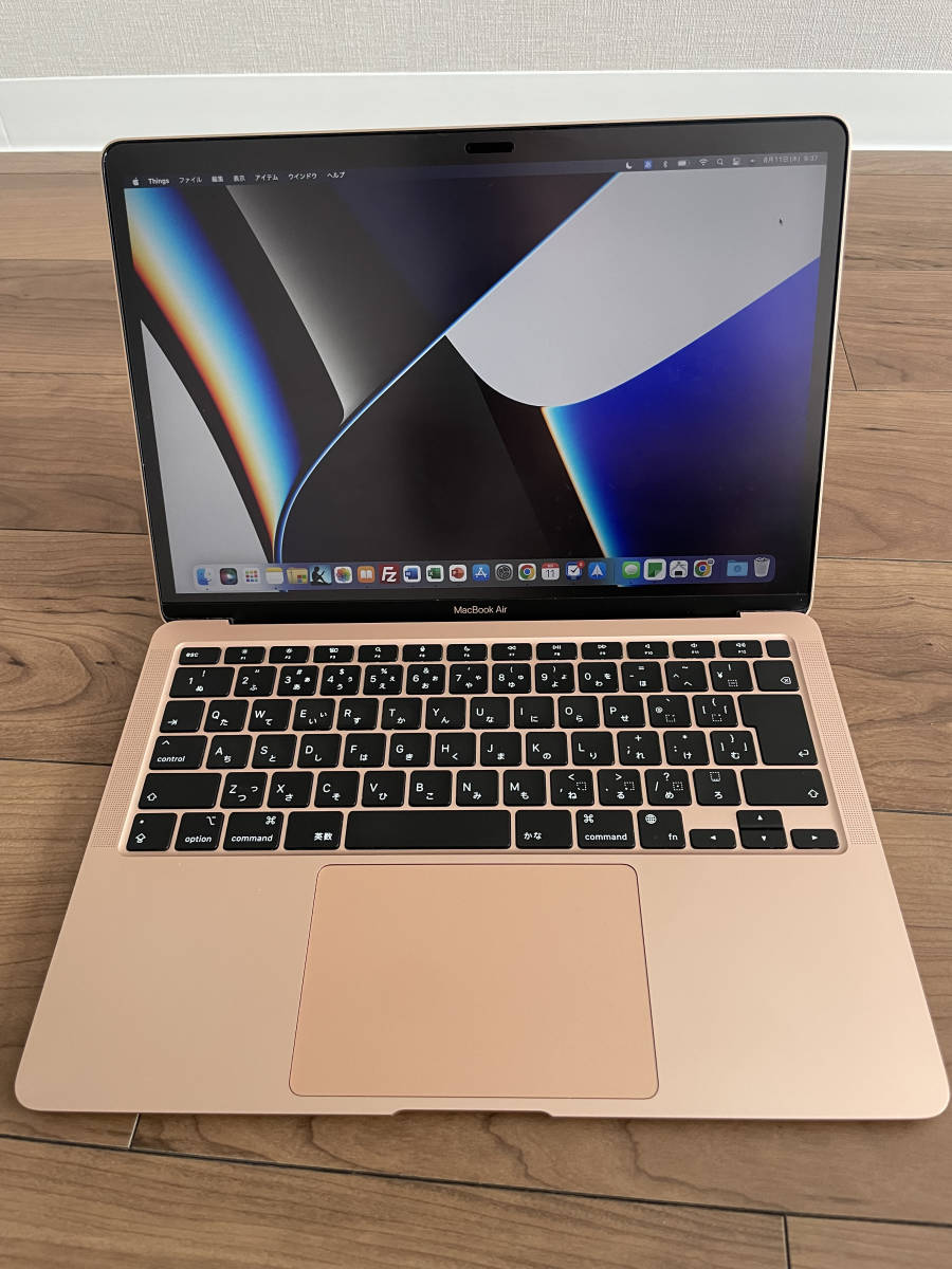 中古】13.3インチMacBook Air （M1 2020）- ゴールド 動作確認済み 箱