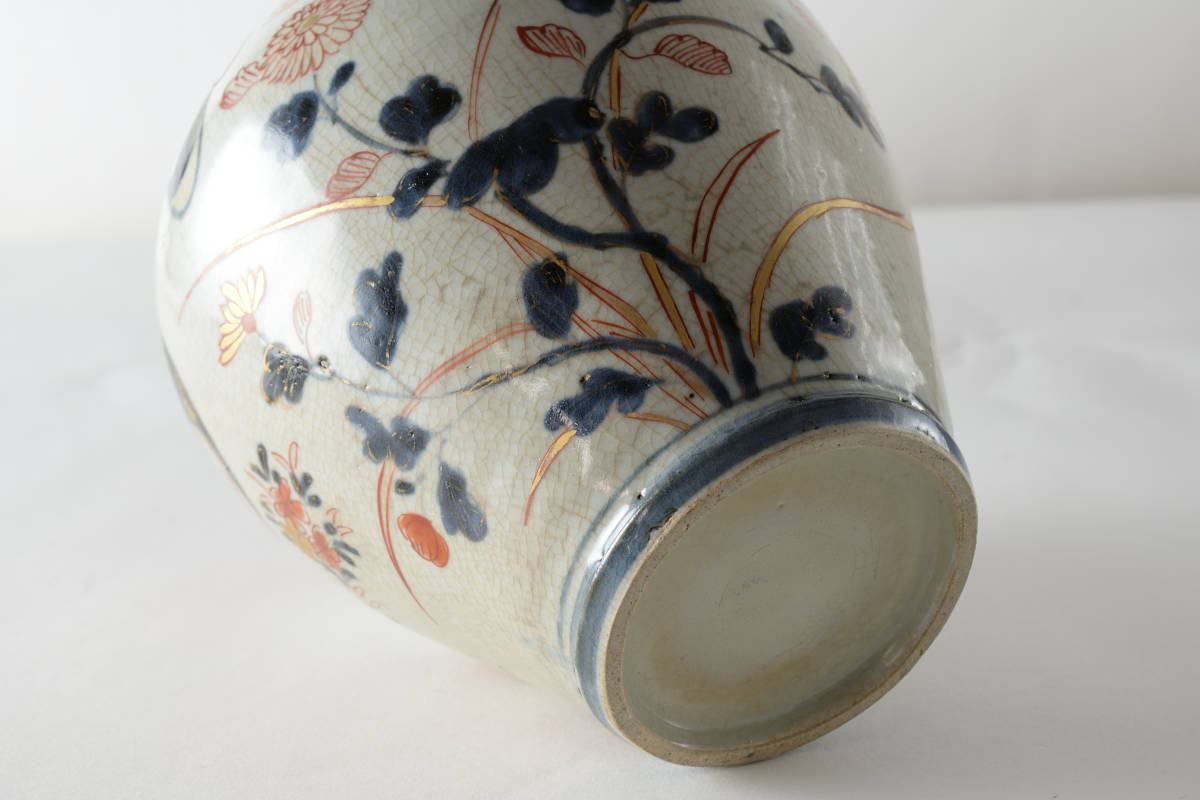 伊万里壺 花入 花生 花瓶 茶道具 華道具 骨董品 美術品