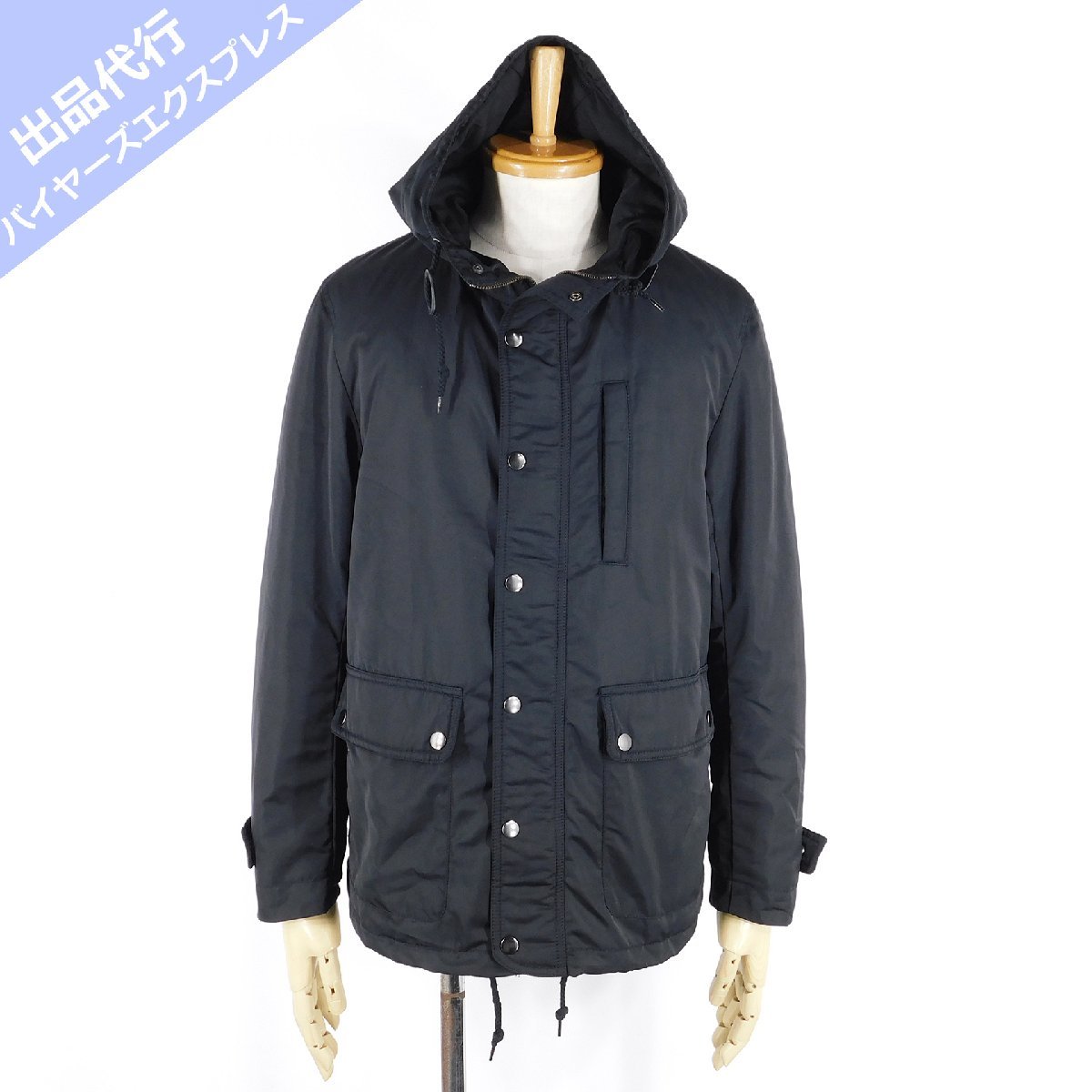 nano&co ナノユニバース ナイロンジャケット フード 中綿 size M 
