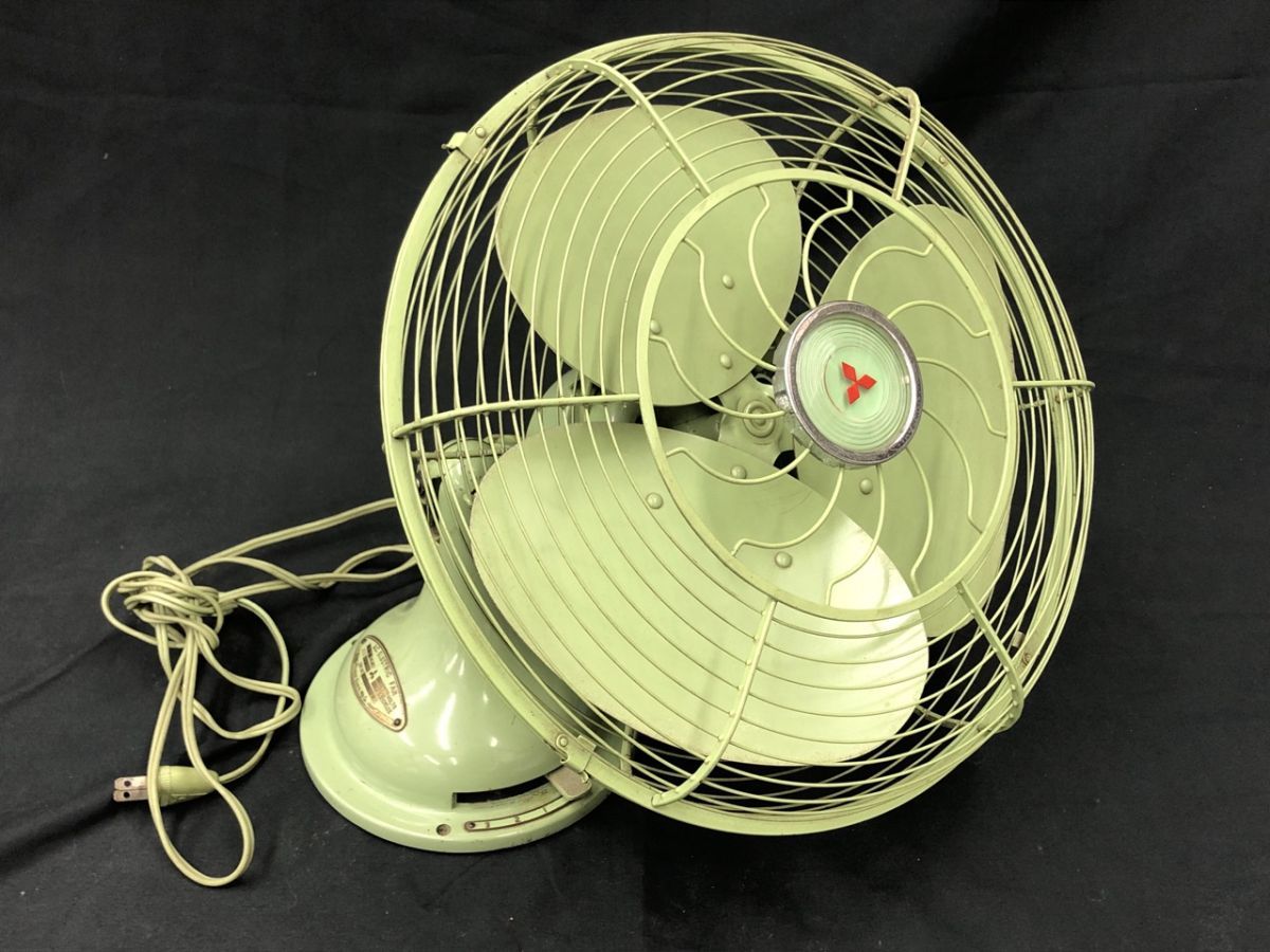③扇風機 MITSUBISHI三菱 AC ELECTRIC FAN 昭和レトロ □名 【公式通販】
