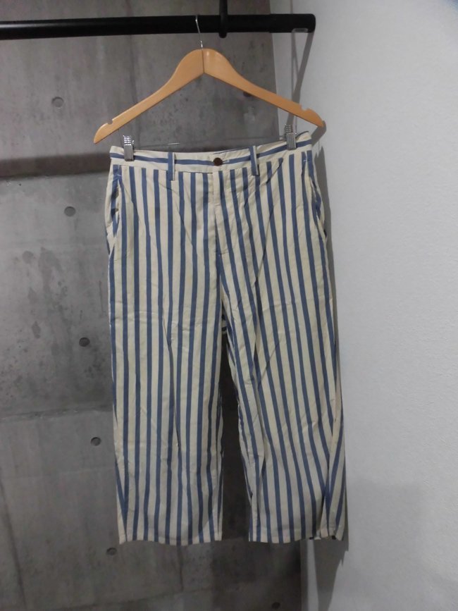 DIGAWEL ディガウェル ストライプシャツ0 x ストライプパンツ1 2点