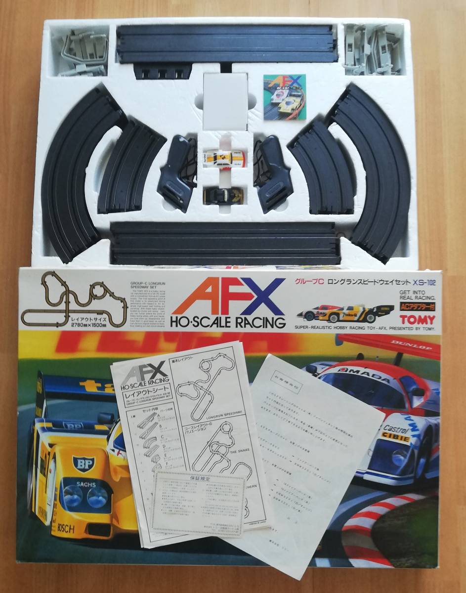 【定番，人気セール】 TOMY トミー AFXグループC ロングランスピードウェイセット XS-102 HO SCALE RACING 説明書 箱付 レトロ コレクション(コース)｜売買されたオークション情報、yahooの商品情報をアーカイブ公開 - オー コース