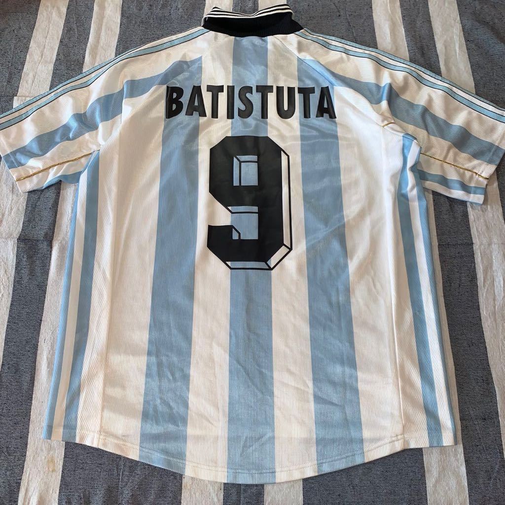 adidas アルゼンチン代表 ユニフォーム バティストゥータ 1円スタート