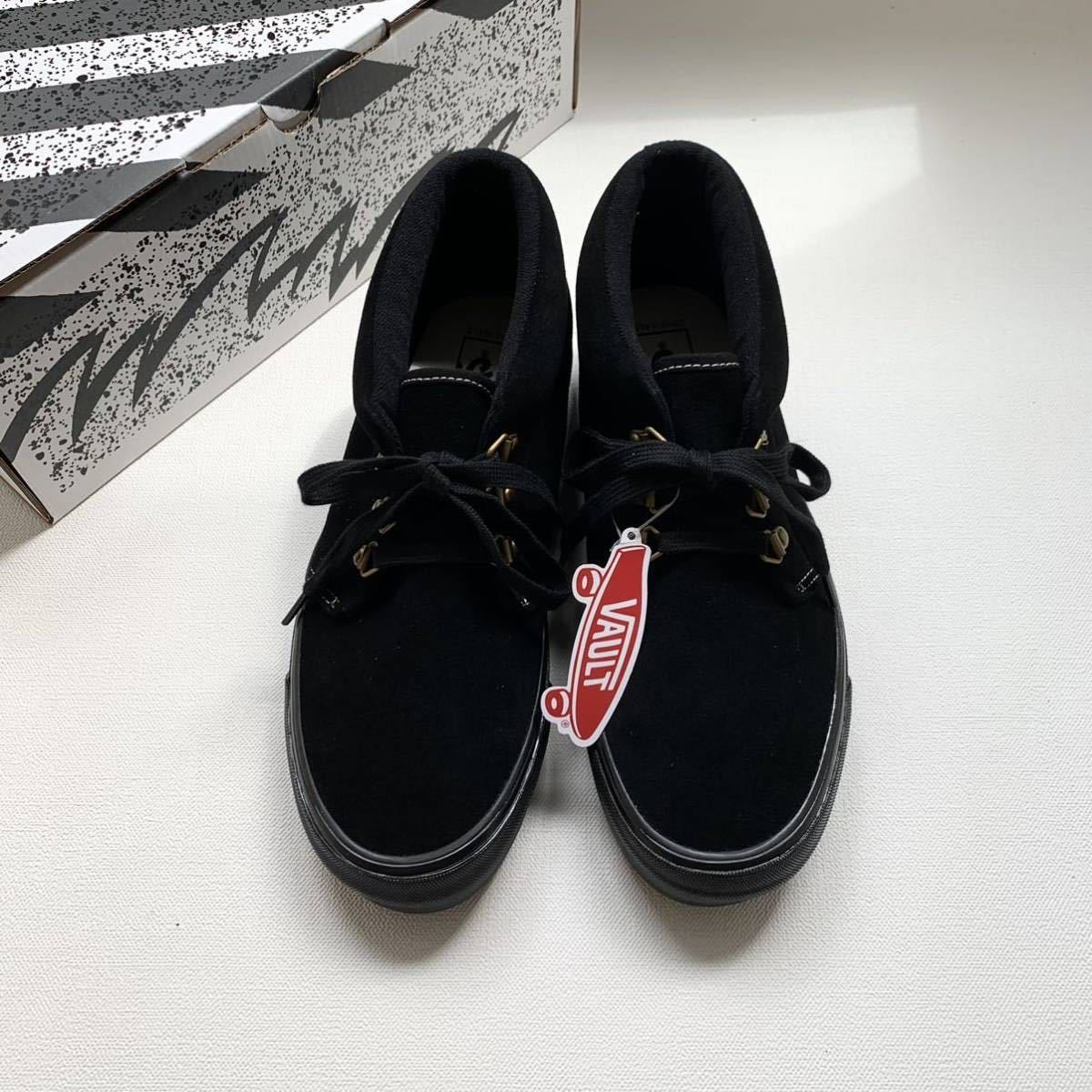新品レアVANS VAULT バンズ ボルト OG CHUKKA SIERRA スエード スニーカー 28㎝ メンズ 黒 ブラック 日本未入荷 チャッカブーツ