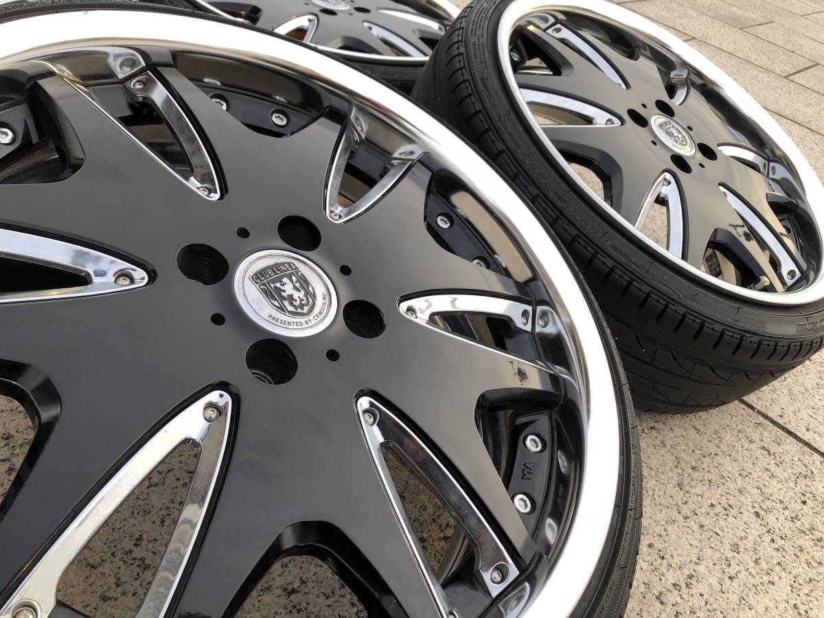 深リム6.5J☆クラブリネアL566☆165/40R17ルッチーニ付☆4H100☆VIP 
