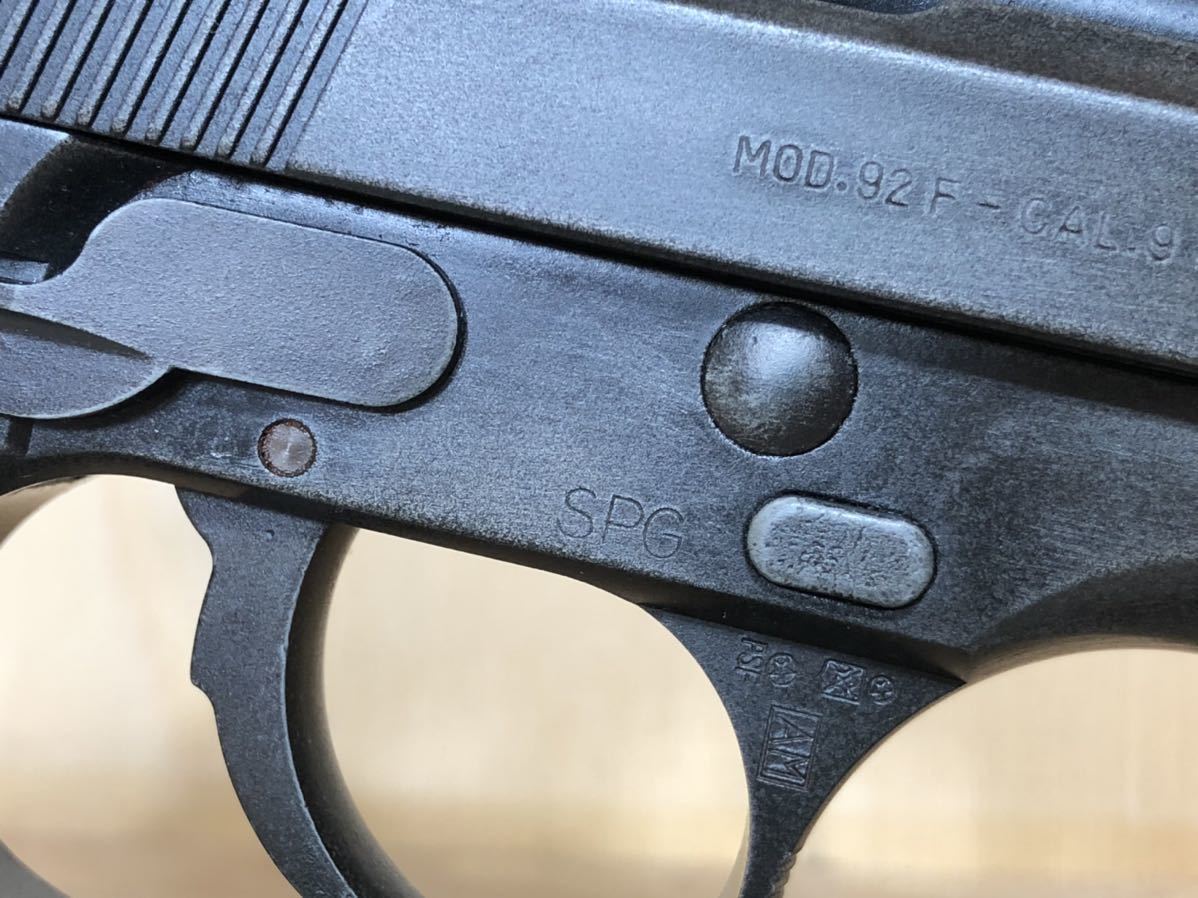 SPGマークあり MGC BERETTA M92F SRH ダミーカート式 モデルガン 可動 