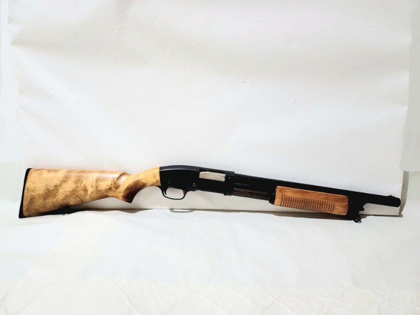 ◆ジャンク◆ モデルガン 長物 レミントン 木製ストック ポンプアクション式ショットガン 当時物 部品取り ミリタリー サバゲー