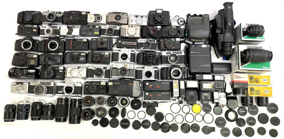 SALE，豊富な I 相模原市南区引取り歓迎 MINOLTA オリンパス PENTAX ペンタックス ビデオ 一眼 デジタルカメラ など レンズボディ 大量まとめ(その他)｜売買されたオークション情報、yahooの商品情報をアーカ その他