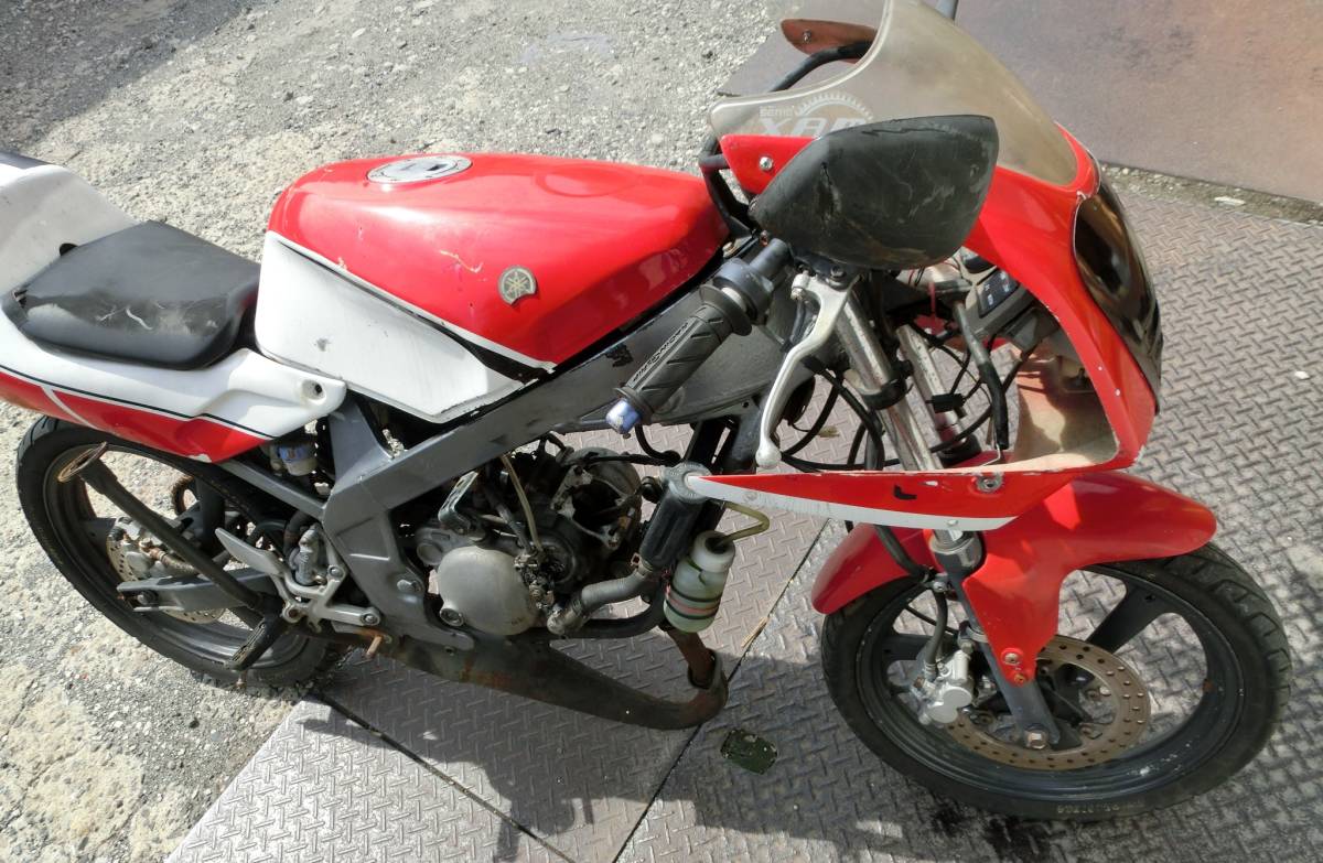 0816-1）YAMAHA TZ50R 4EU ヤマハ バイク 動作未確認 部品取り用 