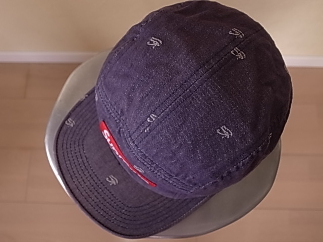 ☆ 13AW SUPREME シュプリーム Denim Eye Camp Cap デニム アイ キャンプキャップ キャップ ホルスの目 BOX LOGO ボックスロゴ (青)AGE Supreme Denim 13AW supreme 公式通販 -「13aw」(Supreme)の中古品