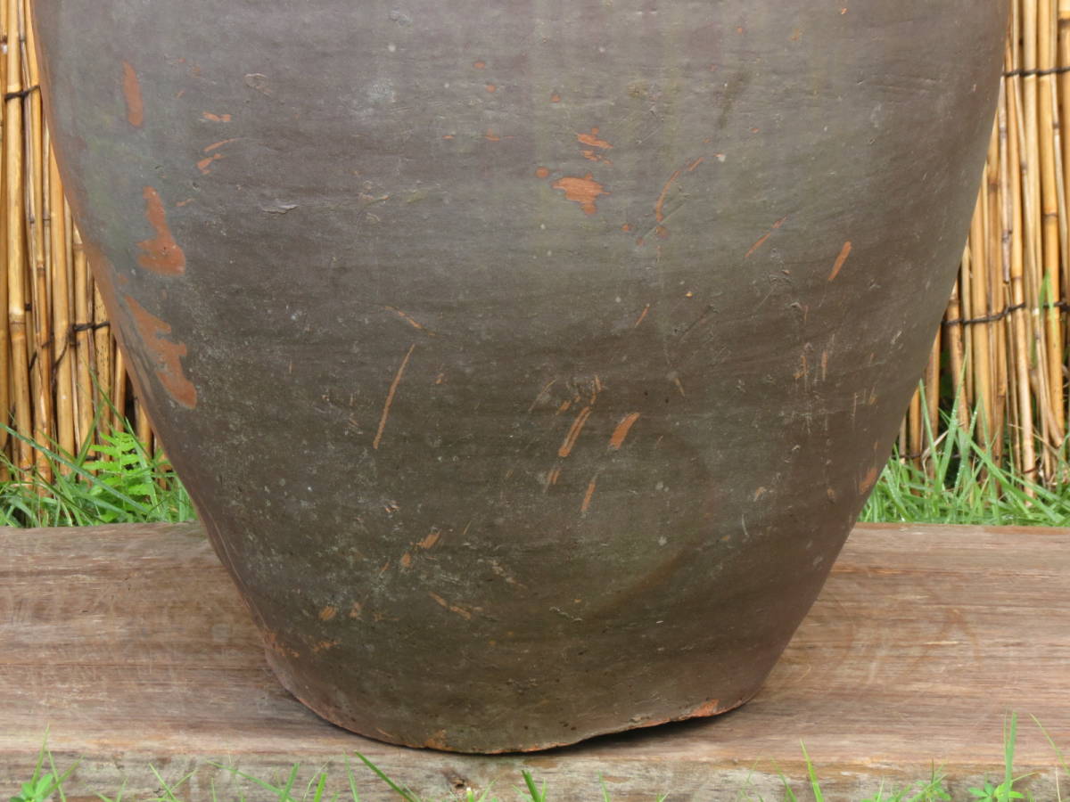 唐津焼の甕 高さ67㎝ 壺 めだか鉢