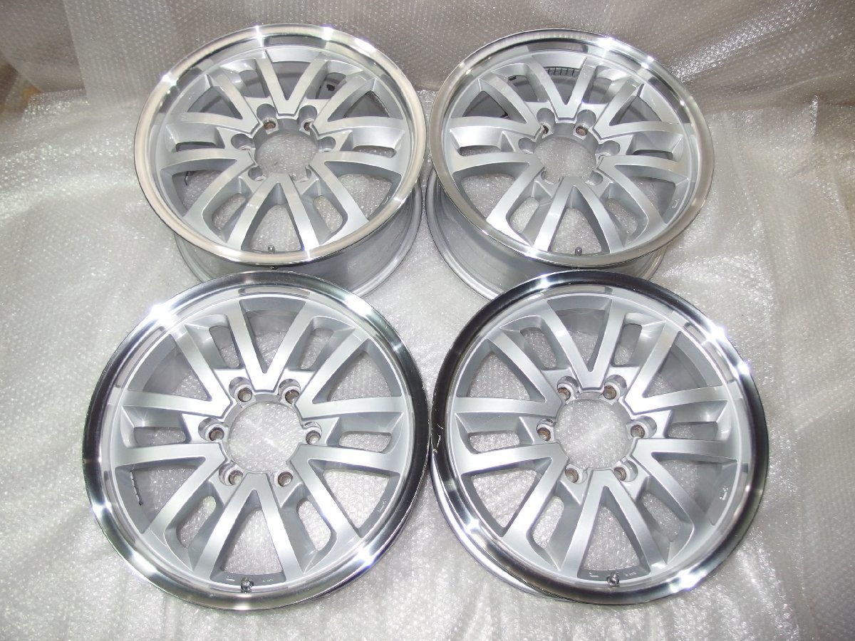 新作入荷，お買い得 レアマイスターROAD SPOKE WR17インチアルミホイールのみ4本17x7.5j+30 6H-139.7 215ハイラックスサーフ/GUN125ハイラックス/120プラド他(6穴)｜売買されたオークション情報、yahooの商品情報をアーカイブ 6穴