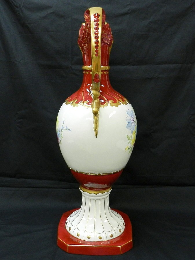 1000円スタート 大型花瓶 壺型 ROYAL DUX BOHEMIA ロイヤルダックス
