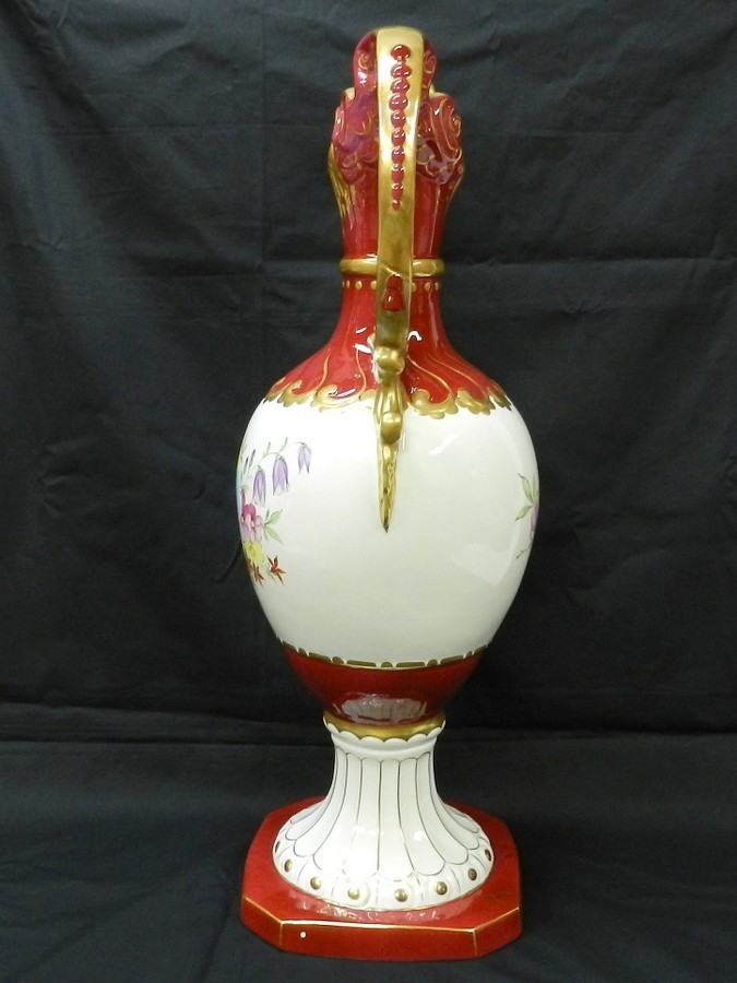 1000円スタート 大型花瓶 壺型 ROYAL DUX BOHEMIA ロイヤルダックス