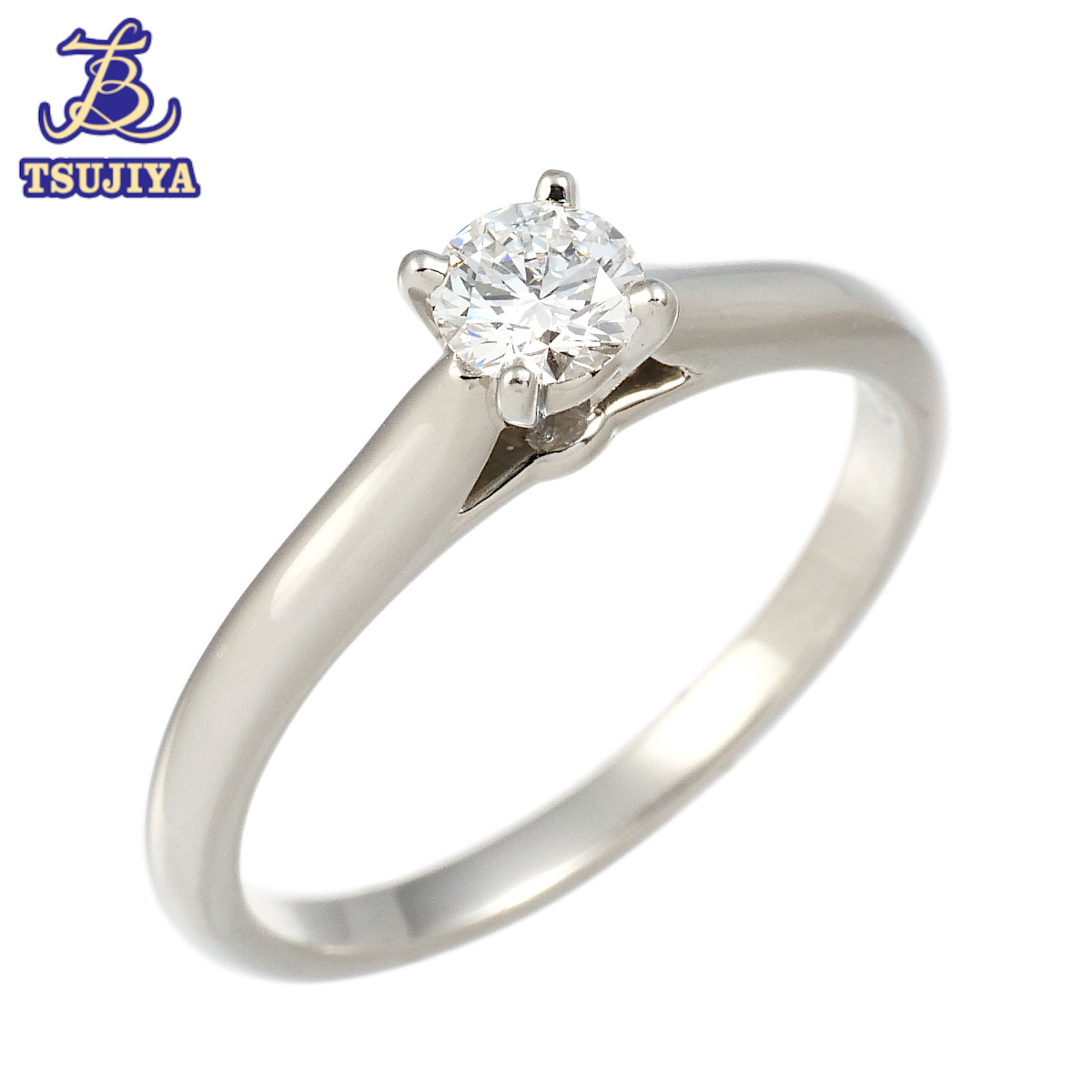 ☆美品☆ Cartier カルティエ ソリテールリング Pt950/ダイヤ D0.22ct 