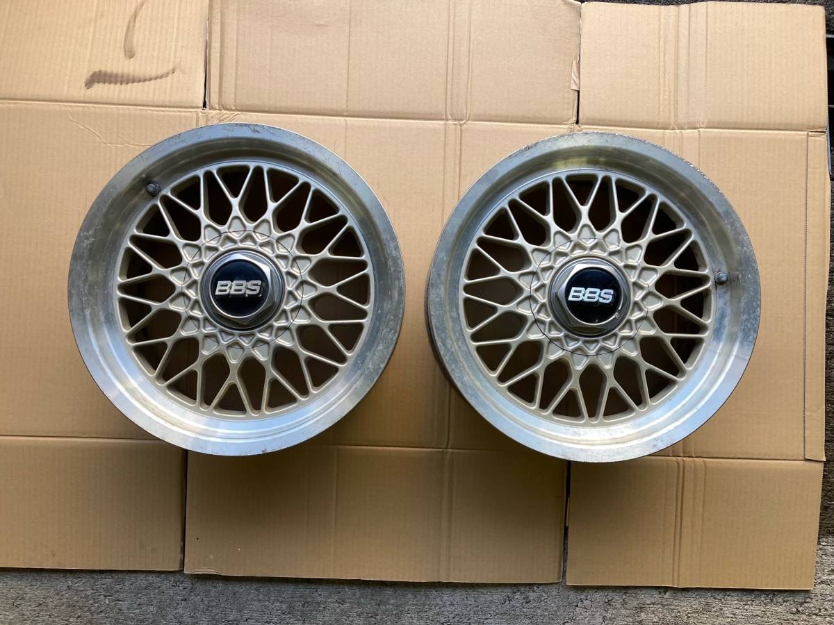 BBS RG 15インチx7J 4穴 PCD114.3 ET25 中古品 2本セット(社外品 