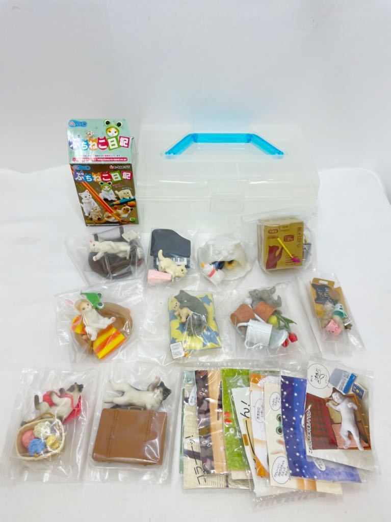 T0819 リーメント ぷちどうぶつシリーズ ぷちねこ日記 全10種 フルコンプ セット カード未開封