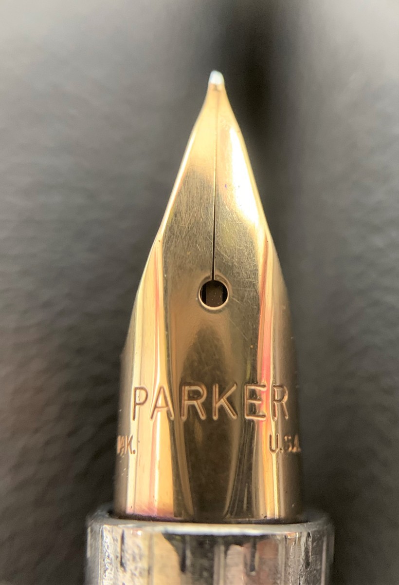 PARKER 万年筆ペン先14K STERLING SILVER 100円スタート！PARKER パーカー 万年筆 ペン先14K STERLING シルバー