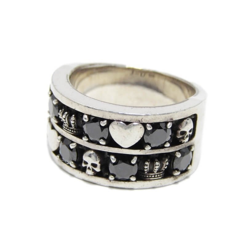 JUSTIN DAVIS ジャスティンデイビス リング SRJ580 DUO CHARM RING 