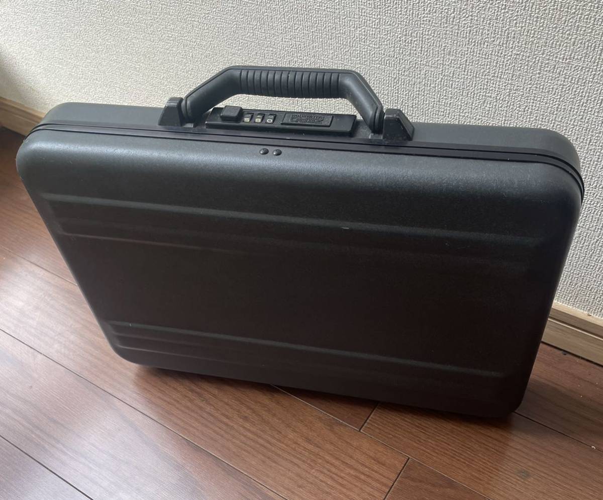 ヴィンテージ！レザー アタッシュケース ブラウン 2個 鍵付き ダイヤル