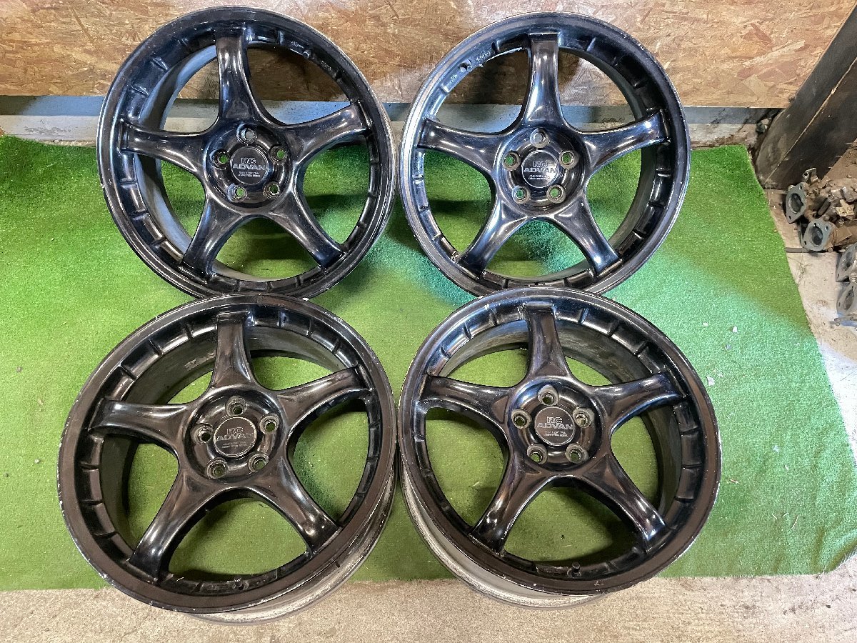 YOKOHAMA ADVAN RACING RC17インチ 7J +48 PCD100 5H ホイール 4本 