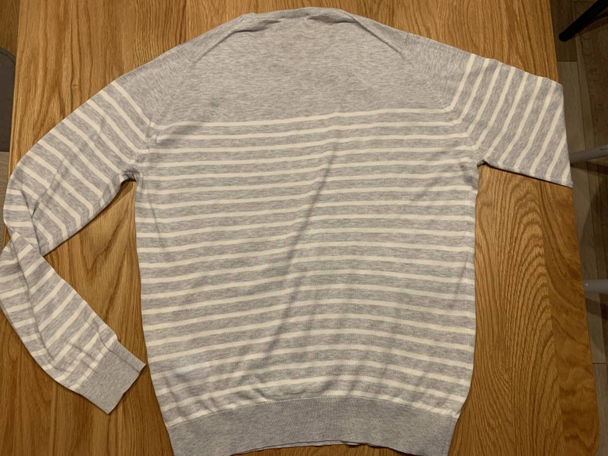 新品】JOHN SMEDLEY クルーネックニット XXL ボーダー コットン