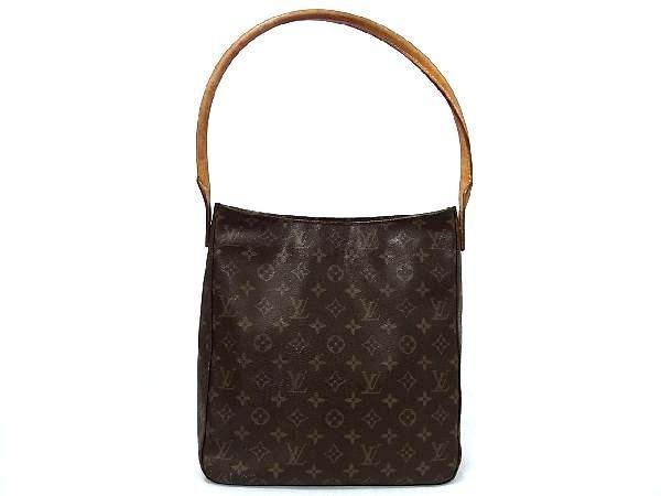 1円 LOUIS VUITTON ルイヴィトン M51145 モノグラム ルーピングGM ショルダーバッグ トート 肩掛けかばん レディース ブラウン系 AC5374CN モノグラム ルイヴィトン VUITTON ワン ⑩ 中古良品１円ルイヴィトン